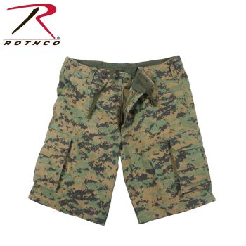 2591_Rothco Vintage Camo Paratrooper Cargo Shorts-