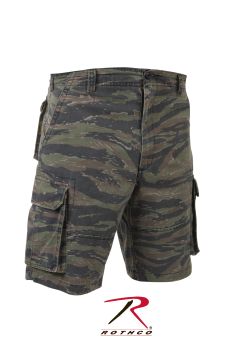 2635_Rothco Vintage Camo Paratrooper Cargo Shorts-