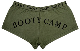 3276_Rothco Olive Drab &#34;Booty Camp&#34; Booty Shorts & Tank Top-Rothco