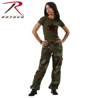 3387_Rothco Women&#8216;s Camo Vintage Paratrooper Fatigue Pants-Rothco
