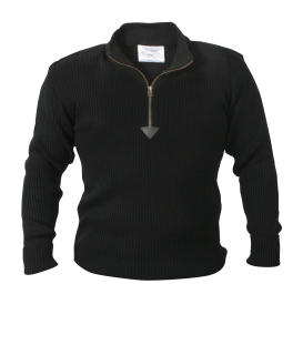 3391_Rothco Quarter Zip Acrylic Commando Sweater-