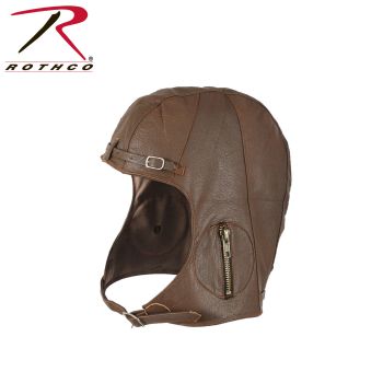3569_Rothco WWII Style Leather Pilot Helmet-