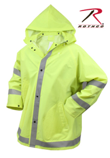 3654_Rothco Safety Reflective Rain Jacket-Rothco