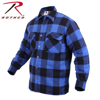 3739_Rothco Extra Heavyweight Buffalo Plaid Sherpa Lined Flannel Shirts-Rothco