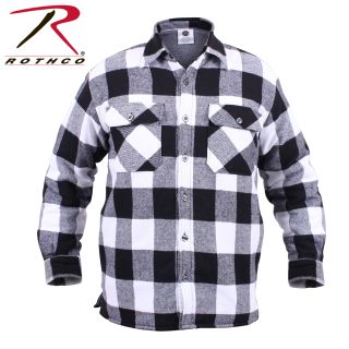 3740_Rothco Extra Heavyweight Buffalo Plaid Sherpa Lined Flannel Shirts-Rothco