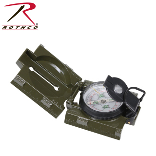 416_Rothco Military Marching Compass with LED Light-Rothco