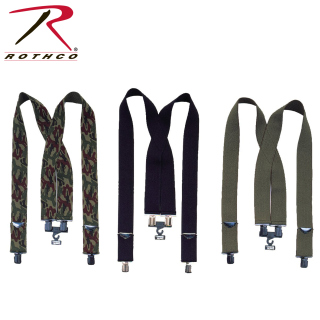 4196_Rothco Adjustable Elastic X-Back Pant Suspenders-