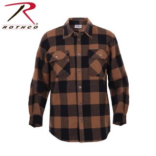 4668_Rothco Extra Heavyweight Buffalo Plaid Flannel Shirt-