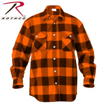 4672_Rothco Extra Heavyweight Buffalo Plaid Flannel Shirt-Rothco
