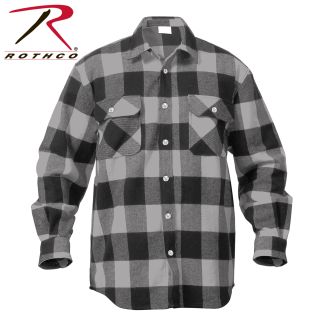 4691_Rothco Extra Heavyweight Buffalo Plaid Flannel Shirt-
