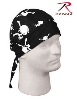 5134_Rothco Skull & Crossbones Headwrap-Rothco