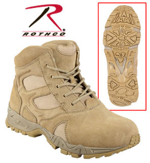 5368_Rothco 6 Inch Forced Entry Desert Tan Deployment Boot-Rothco