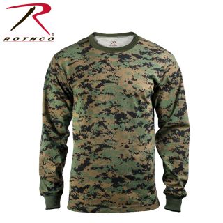 Rothco Long Sleeve Digital Camo T-Shirt-331669-Rothco