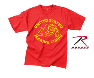 61164_Rothco Vintage U.S. Marine Bulldog T-Shirt-Rothco