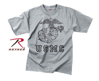 61343_Rothco Vintage USMC Eagle, Globe & Anchor T-Shirt-Rothco