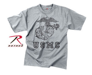 61344_Rothco Vintage USMC Eagle, Globe & Anchor T-Shirt-Rothco