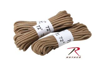 61914_Rothco 72&#34; Boot Laces - 3 Pack-Rothco