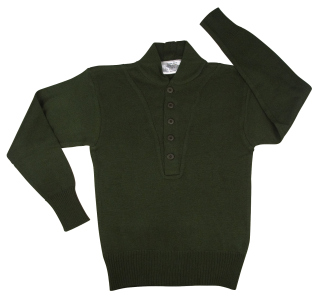 6368_Rothco G.I. Style 5-Button Acrylic Sweater-Rothco