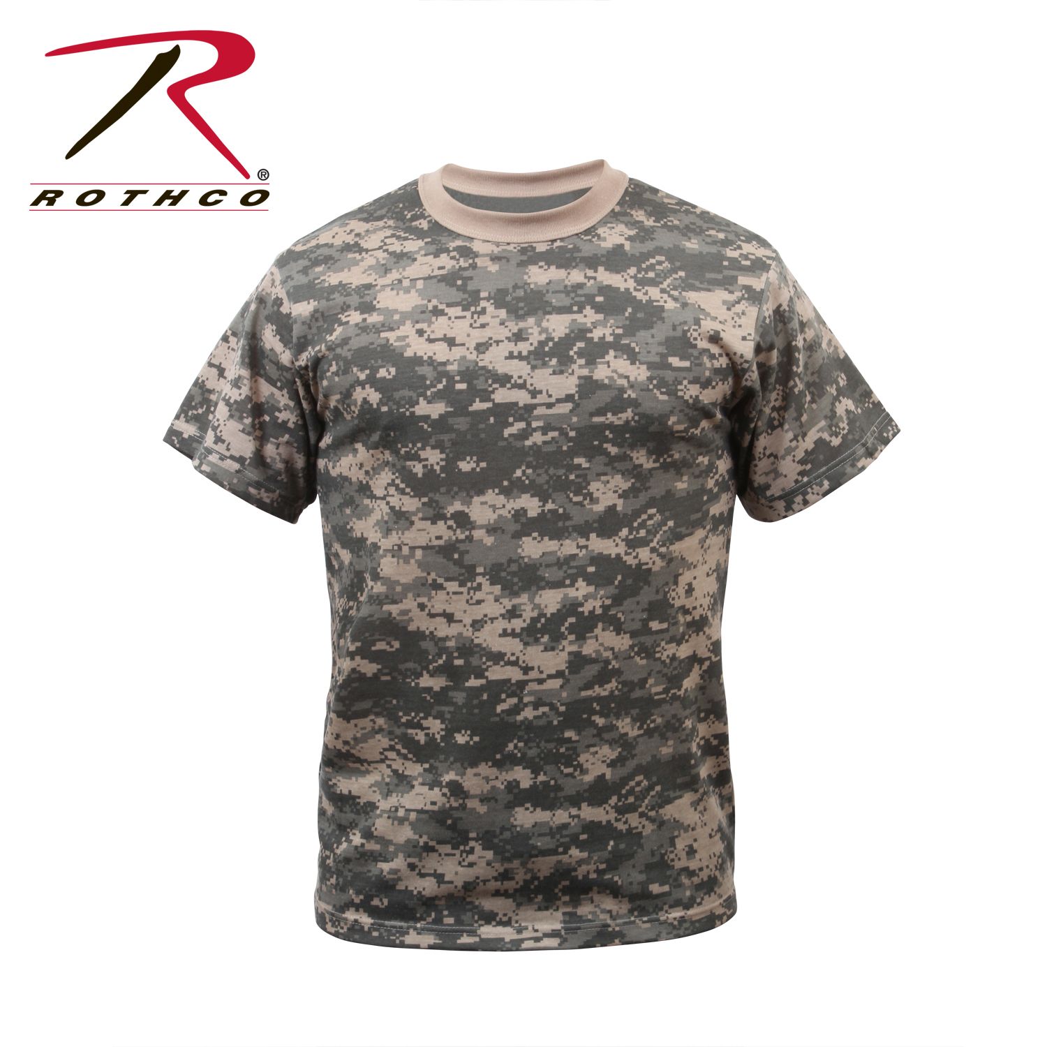 Custom Printed Long Sleeve Digital Camoflage T-Shirts - 6385