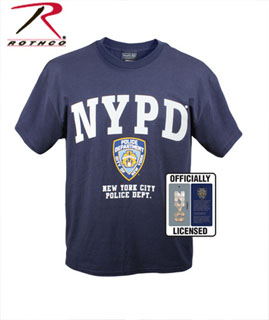 6638_Officially Licensed NYPD T-shirt-