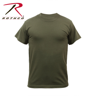 6917_Rothco Solid Color Cotton / Polyester Blend Military T-Shirt-