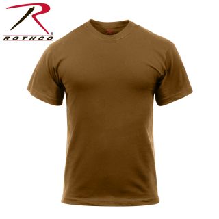 6956_Rothco Solid Color Cotton / Polyester Blend Military T-Shirt-