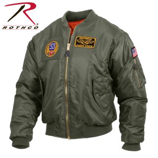 7242_Rothco MA-1 Flight Jacket with Patches-Rothco