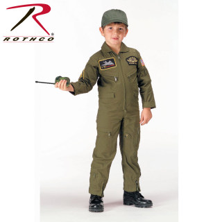 7302_Rothco Kid&#8216;s Flight Coverall With Patches-Rothco