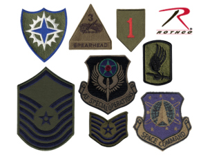 8380_Rothco Subdued Military Assorted Military Patches-