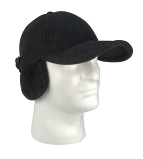 8560_Rothco Fleece Low Profile Cap With Earflaps-Rothco