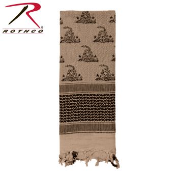 88530_Rothco Gadsden Snake Shemagh Tactical Desert Scarf-Rothco