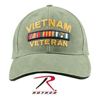 9721_Rothco Vietnam Veteran Deluxe Vintage Low Profile Insignia Cap-Rothco