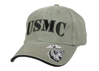 9738_Rothco Deluxe Vintage USMC Embroidered Low Pro Cap-