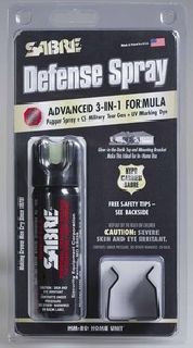 Home Defense Spray 2.5 oz with Mount-Sabre
