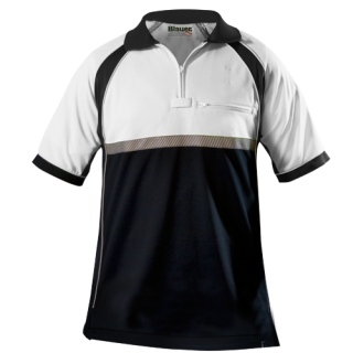 8133 Colorblock Performance Polo Shirt-Blauer