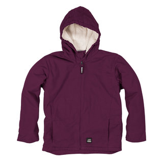 Girls Softstone Hooded Coat (Sherpa)-Berne Apparel