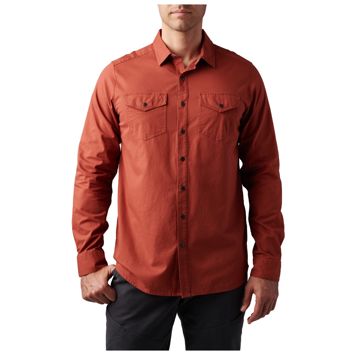 Men's Thermal Shirt Crimson - Eco Carmel