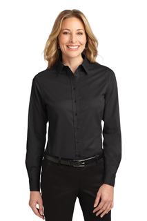 Ladies Long Sleeve Easy Care Shirt <span class=&#34;nigp_logo_e&#34;>With Embroidered Logo</span>-SM_PA