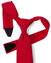 Polyester 3&#34; hook and loop� Tie with Buttonholes-Samuel Broome