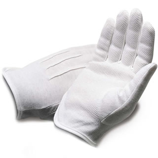Dotted Palm Slip-on Dress Gloves-Samuel Broome