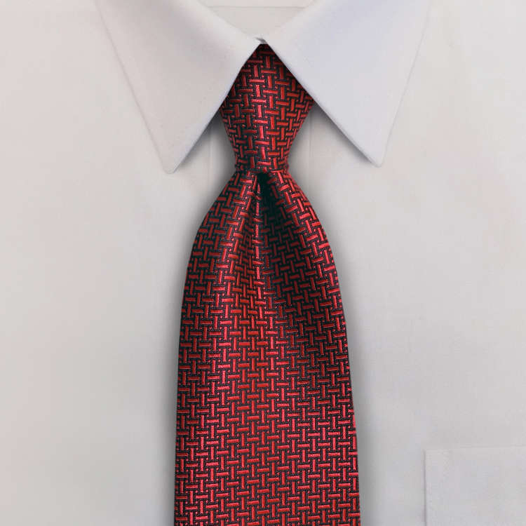 Gem Tones HA5 Garnet <br>Four-In-Hand Necktie-SB