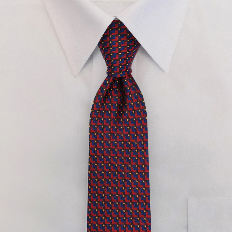Data XA2 Red<br>Four-In-Hand Necktie-SB