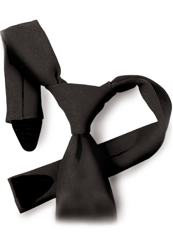 3&#34; Polyester/Wool Hook & Loop Breakaway Necktie-SB
