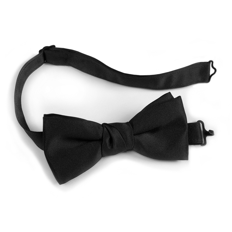 Polyester Bow Tie on Adjustable Band-SB