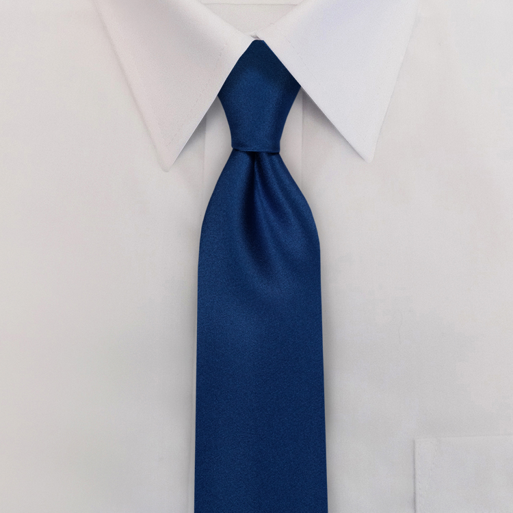 Royal Polyester Satin Clip-On Necktie-SB