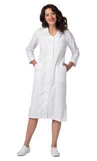 Universal Double Embroidered Collar Dress-Adar Medical Uniforms