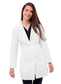 Adar Universal Womens 33&#34; Adjustable Beltab Coat-Adar Medical Uniforms