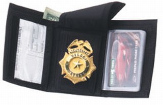 Ballistic Tri-fold Wallet-Strong Leather