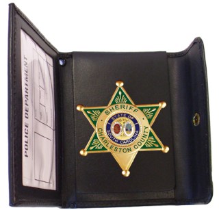 Snap - Non-Recessed Badge Case -Dress-Strong Leather