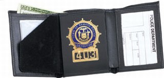 79800_Tri-fold Badge Wallet - Dress-Strong Leather